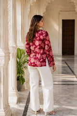 Pink Flowery Blossom Top for Girls
